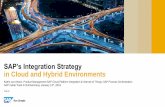 SAP’s Integration Strategy in Cloud and Hybrid Environments