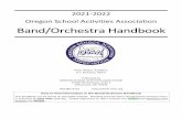 2022 Oregon Association Band/Orchestra Handbook