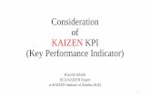 KPI Consideration in KAIZEN Report - NEPAD