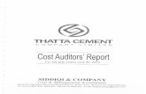 Cost Audit Report 2014 - Pakistani Cement Manufacturer ...