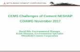 CEMS Challenges of Cement NESHAP CDAWG November 2017