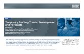 Temporary Staffing Trends, Development and Forecasts