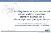 Roshydromet space-based observation system: current status ...