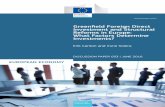 Greenfield Foreign Direct Investment and Structural ...