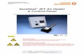 SureHeat JET Air Heater & Control Panel