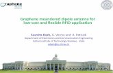 Graphene meandered dipole antenna for low-cost and ...