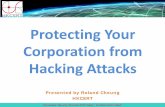 Protecting Your Corporation from Hacking Attacks