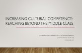 INCREASING CULTURAL COMPETENCY: REACHING BEYOND THE …