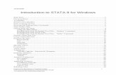 Introduction to Stata 7