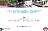 LIGHT METRO IN URBAN TRANSPORT SECTOR (MODE CHOICE)