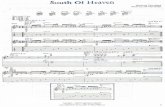 South Of Heaven - pop-sheet-music.com