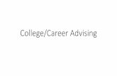 College/Career Advising