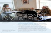BY HEIDI WALESON A PERSONAL INVESTMENT