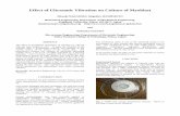 Effect of Ultrasonic Vibration on Culture of Myoblast