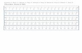 Number lines 0–100