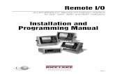 Remote I/O Installation and Programming Manual