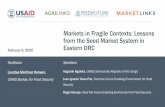 Markets in Fragile Contexts: Lessons from the Seed Market ...