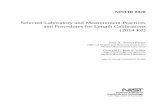 Selected laboratory and measurement practice and ...