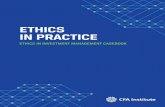 ETHICS IN PRACTICE - CFA Institute