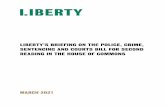 LIBERTY’S BRIEFING ON THE POLICE, CRIME, SENTENCING AND ...