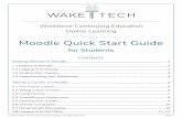Moodle Quick Start Guide