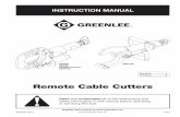 Remote Cable Cutters
