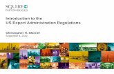 Introduction to the US Export Administration Regulations
