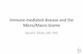 Immune-mediated disease and the Micro/Macro biome