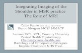 Integrating Imaging of the Shoulder in MSK practice The ...