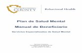 Plan de Salud Mental Manual de Beneficiario