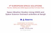 Space Weather Studies Using GNSS and Space Science ...