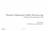 Modern Network Trafﬁc Monitoring - ITNOG