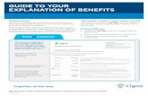 GUIDE TO YOUR GUIDE TO YOUR EXPLANATION OF BENEFITS
