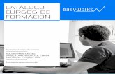 FORMACIÓN CURSOS DE CATÁLOGO - Easyworks