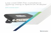 Low-cost EMI Pre-compliance Testing Using a Spectrum ...