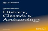 Postgraduate Opportunities History, Classics Archaeology