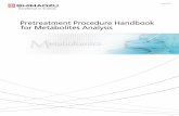 C146-E323 Pretreatment Procedure Handbook for Metabolites ...