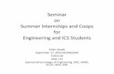 Seminar on Summer Internships and Coops for Engineering ...