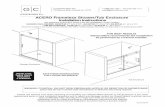 ACERO Frameless Shower/Tub Enclosure Installation Instructions