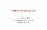 Hans Jacob Bull Scandinavian Institute of Maritime Law
