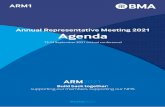 Annual Representative Meeting 2021 Agenda