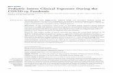 BRIEF REPORT Pediatric Intern Clinical Exposure During the ...