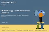Water-Energy Cost Effectiveness Analysis