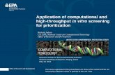 Application of Computational and High-Throughput in vitro ...