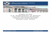 Audit of the U.S. Department of Justice Annual Closing ...