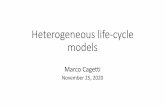 Heterogeneous life-cycle models - National Bureau of ...