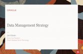 Data Management Strategy - Oracle