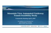 Mountain View Automated Guideway Transit Feasibility Study