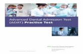 Advanced Dental Admission Test