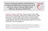 Ferric Carboxymaltose Assessment In Patients With IRon ...